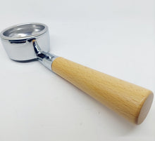 Заредете изображението в програмата за преглед на галерия, GAGGIA Classic Bottomless Naked Portafilter White Wood Handle 14g Espresso - Coffeesection