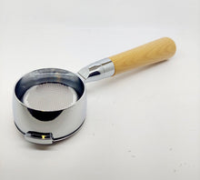 Заредете изображението в програмата за преглед на галерия, GAGGIA Classic Bottomless Naked Portafilter White Wood Handle 14g Espresso - Coffeesection