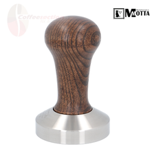 Load image into Gallery viewer, Motta Convex Stainless Coffee Tamper ø 58mm Wood Handle Commercial machines E61 - Coffeesection
