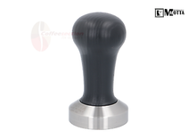 Load image into Gallery viewer, Motta Flat Stainless Coffee Tamper ø 49mm Black Handle for Pavoni Pre Millennium - Coffeesection
