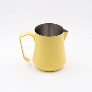 Motta Stainless Steel Pitcher Yellow Tulip Coffee Jug Barista cappuccino 0.50l - Coffeesection