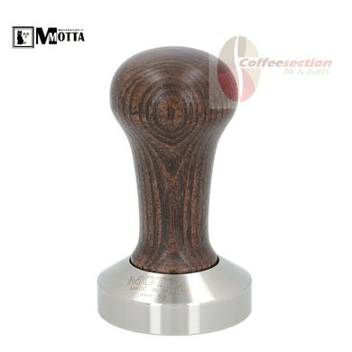 Motta Flat Stainless Coffee Tamper ø 53mm Wood Handle for Breville Sage Spaziale - Coffeesection