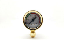 Load image into Gallery viewer, La Pavoni  Gold Pressure Gauge Kit With Nut For Europiccola Ø 41mm 0-2.5 bar
