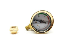 Load image into Gallery viewer, La Pavoni  Gold Pressure Gauge Kit With Nut For Europiccola Ø 41mm 0-2.5 bar
