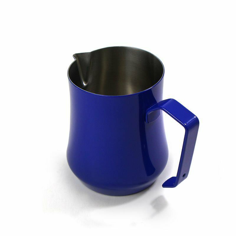 Motta OEM Stainless Steel Pitcher Blue Tulip Coffee Jug Barista cappuccino 0.50l
