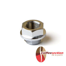 Load image into Gallery viewer, La Pavoni EUROPICCOLA Pressure Gauge Chrome Nut 11mm ADAPTER 349045 - Coffeesection
