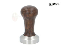 Load image into Gallery viewer, Motta Flat Stainless Coffee Tamper ø 49mm Wood Handle for Pavoni Pre Millennium - Coffeesection
