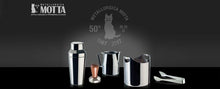 Load image into Gallery viewer, Motta Flat Stainless Coffee Tamper ø 58mm Carbon Handle Commercial machines E61
