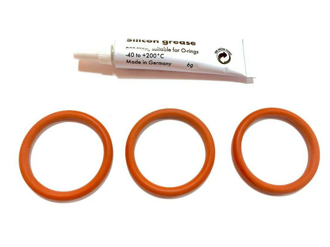 Saeco Set: Maintenance Kit With 3 x O-rings & 1 x Silicon Grease for Brew Group