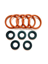 Load image into Gallery viewer, Saeco Set 5 x O-ring Brew Group Piston &amp; 5 x Water Tank Gasket - 10 Piece Kit
