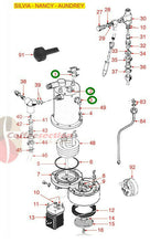 Load image into Gallery viewer, Rancilio parts kit, Thermostats Repair set - Silvia espresso 100°C, 145°C, 165°C
