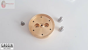 Gaggia OEM Brass Shower Holder 57x14mm, fits Classic WGA16G1002 with M6X12 bolts - Coffeesection