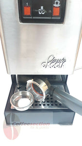 Gaggia Classic, pressurized Portafilter Filterholder, Baby Nina Sirena 11010146 - Coffeesection