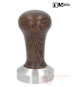 Motta Flat Stainless Coffee Tamper ø 49mm Wood Handle for Pavoni Pre Millennium - Coffeesection