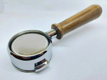 Load image into Gallery viewer, La Cimbali Bottomless Portafilter 21g Basket Walnut Wood Handle Espresso Italy
