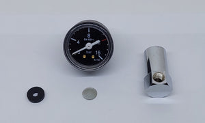 Portafilter Pressure Gauge Black Tester Kit ø 3/8,0÷16 Bar All Espresso Machines