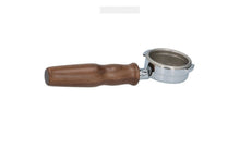 Заредете изображението в програмата за преглед на галерия, Bezzera Bottomless Portafilter Filterholder Espresso Wood Handle with 21g basket - Coffeesection