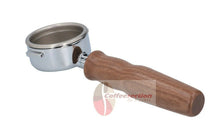 Load image into Gallery viewer, Bottomless Portafilter for La Cimbali - 21g Basket - Walnut Wood Handle Italy - Coffeesection