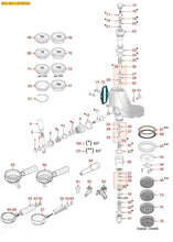 Заредете изображението в програмата за преглед на галерия, FAEMA E - 61 ESPRESSO BREW GROUP FULL REPLACEMENT REVISION REPAIR KIT SET - Coffeesection