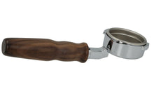 Заредете изображението в програмата за преглед на галерия, GAGGIA Bottomless Naked Portafilter Wood Handle 14g Espresso Double Basket 2cup - Coffeesection