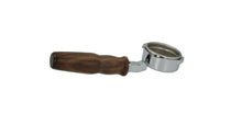 Заредете изображението в програмата за преглед на галерия, Gaggia Bottomless Portafilter Walnut Wood Handle 58mm 21g Basket - Coffeesection
