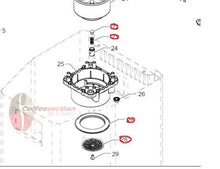 Заредете изображението в програмата за преглед на галерия, Gaggia Classic V2 replacement parts set Gasket Repair kit Gaggia Parts 11001471 - Coffeesection
