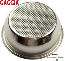 Заредете изображението в програмата за преглед на галерия, Gaggia Double Cup Filter Basket for Classic, New Baby, Saeco Nina - NF08/005 - Coffeesection