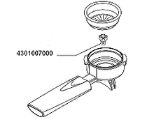 Load image into Gallery viewer, Gaggia Two Way Black Pin For Perfect Crema Filter Basket - 4301007000 - Coffeesection