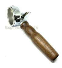 Load image into Gallery viewer, La Cimbali Wooden Handle Portafilter Filterholder With Double Spout 14 gr Basket - Coffeesection