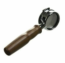 Заредете изображението в програмата за преглед на галерия, La Marzocco Bottomless Portafilter Inclined Walnut Wood Handle 21g Basket - Coffeesection