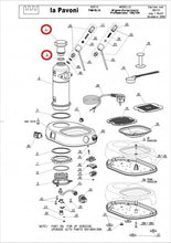 Load image into Gallery viewer, La Pavoni Black Boiler Cap Oring Europiccola Professional Stradivari 47700308 - Coffeesection