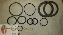 Load image into Gallery viewer, La Pavoni gasket set replacement with multiple rubber and metal gaskets for espresso machine maintenance