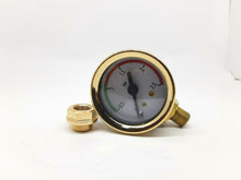 Заредете изображението в програмата за преглед на галерия, La Pavoni Gold Pressure Gauge Kit With Nut For Europiccola Ø 41mm 0 - 2.5 bar - Coffeesection