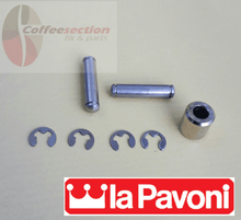 Заредете изображението в програмата за преглед на галерия, La Pavoni kit - set for EUROPICCOLA, PROFESSIONAL - stainless lever pin, 7 piece - Coffeesection