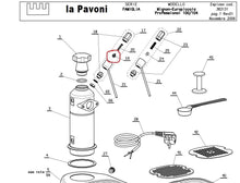 Load image into Gallery viewer, La pavoni Vacuum Breaker Valve for Europiccola, Professional - 396754 - Coffeesection