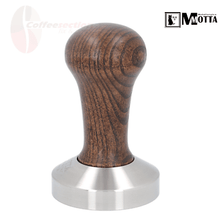 Load image into Gallery viewer, Motta Convex Stainless Coffee Tamper ø 58mm Wood Handle Commercial machines E61 - Coffeesection