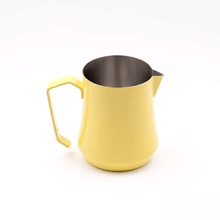 Load image into Gallery viewer, Motta Stainless Steel Pitcher Yellow Tulip Coffee Jug Barista cappuccino 0.50l - Coffeesection