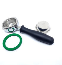 Заредете изображението в програмата за преглед на галерия, Rancilio Bottomless Portafilter Filter Holder Gasket 21g & 14g Filter Basket set - Coffeesection