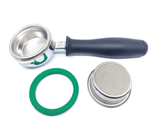 Заредете изображението в програмата за преглед на галерия, Rancilio Bottomless Portafilter Filter Holder Gasket 21g & 14g Filter Basket set - Coffeesection