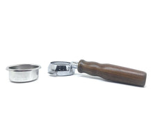 Load image into Gallery viewer, Rocket Bottomless Portafilter Wooden Handle E61 58mm with IMS 18/22 g Basket - Coffeesection