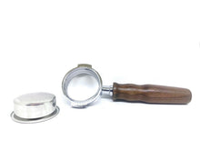 Load image into Gallery viewer, Rocket Bottomless Portafilter Wooden Handle E61 58mm with IMS 18/22 g Basket - Coffeesection