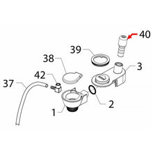 Load image into Gallery viewer, Saeco Gaggia Black Steam Tube Insert V2 SMR/H Cappuccinatore Assembly 421941301142 - Coffeesection