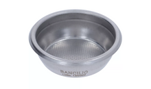 Заредете изображението в програмата за преглед на галерия, Rancilio Portafilter Basket 14g двойна 2 чаша OEM част Подходяща за всички Rancilio &amp; Silvia
