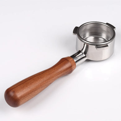 Breville Sage Bottomless Portafilter Barista Express 54mm Wooden Handle BES870 - Coffeesection