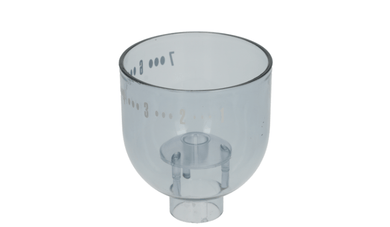 Clear Lelit Anita PL042 coffee hopper for espresso and cappuccino machines