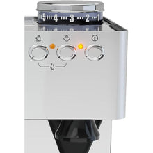 Load image into Gallery viewer, Close-up of control knobs and dial on stainless steel Lelit Anna PL41EM espresso machine
