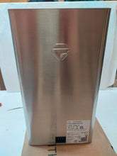 Load image into Gallery viewer, Back view of Lelit Victoria PL91T espresso machine stainless steel housing with power input and labels
