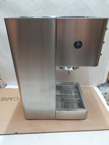 Stainless steel Lelit Victoria PL91T espresso machine with sleek modern design and control switch