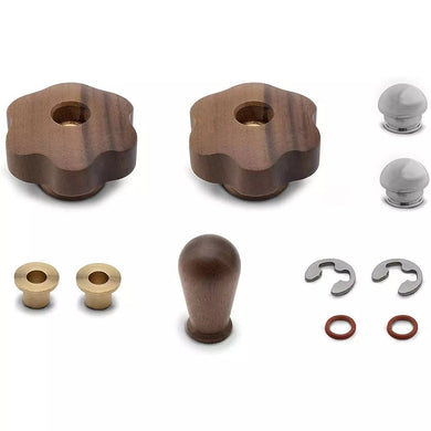 Lelit Walnut PLA2200 Upgrade Knob kit for Mara and MaraX Coffee Machines - Coffeesection