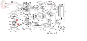 Saeco - replacement parts for Saeco Poemia Repair Kit Set, EF0013, 145841500 - Coffeesection